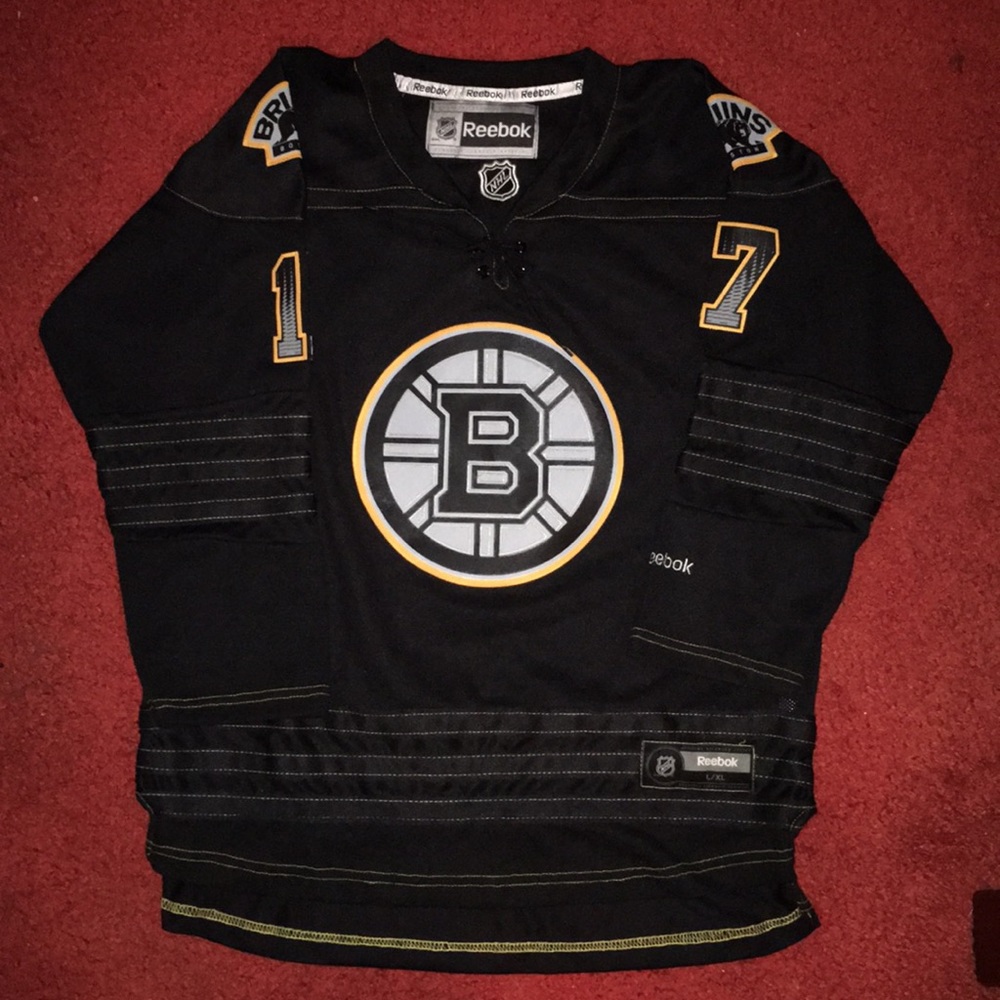 Reebok Lucic Bruins Black Accelerator Jersey